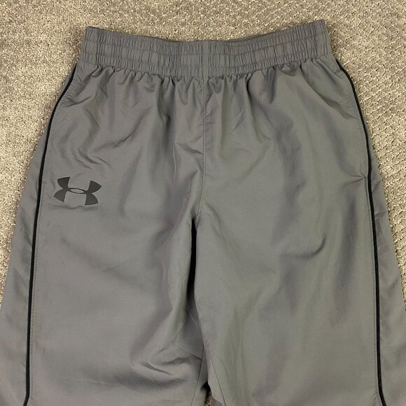 Under Armour Storm1 Loose Pants Men's Large Gray Water Resistant Woven Track Gym - Picture 2 of 16